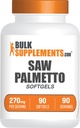 Bulk Assupports.com Saw Palmetto Softgels - Saw Palmetto Assupposition, Saw Palmetto 270mg - 草药补充,Gluten Free, 1 Softgel / service, 90 Counces (Pack of 1).