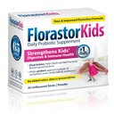 Florastor Kids Daily Probiotic Supplements, 未经口味的粉末混合食品或饮料, 使用抗生素, Saccharomyces Boulardii CNCM I-745 (20 Sachets), Pack of 2