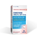 Glenmark 治疗方法 原强性Famotidine药片,10毫克,用于心脏灼伤的减酸剂,90个