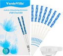 15 Pack Menopause 测试带在家中,FSH测试 perimenopuse 测试 荷尔蒙平衡 女性超过30个荷尔蒙测试