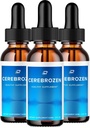 Cerebrozen Tinnitus Ear Drops - Cerebrozen 24, Cerebrozen Liquid Drops, Cerebrozen Reviews, Cerebrozen Drops for Ear Relief (3 Pack - 180 ML) (中文(简体) ).