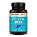 Mercola Krill Oil博士 儿童油 - 320 mg Krill Oil - MSC认证 - 支持大脑和身体发育 - 吸食磷脂形式 - 非GMO、无糖和无豆 - 60个盖