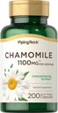 Piping Rock Chamomile 提取卡普苏莱斯 1100mg → 200 药丸 → 草药补充 → Gluten Free, Non-GMO
