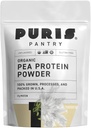 PURIS® 有机豆蛋白粉,100%在美国制造,2 LB 未经认证的有机物,Vegan,Gluten Free,乳品自由,非转基因生物,植物蛋白,Keto,BCAA(2英镑(12磅),未经认证)