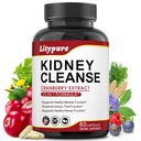23-in-1 肾脏清洁除毒和修复,用50:1 Cranberry 提取 QQ 尿道切除的植物学公式 60 Capsules