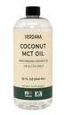Verdana Food grade MCT Oil 32 oz – 用于 Keto Coffee, 天然油拉嘴洗和按摩 – 100% Coconut 衍生油 – 中链三甘油 C8 C10 – 非GMO, Kosher
