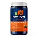 NaturVet All-in-One Dog Supplement - 供联合支援,文摘,皮革,Coat Care – 狗多维塔明与矿物,Omega-3,6,9 – 狗无小麦维生素 – 120 Soft Chews