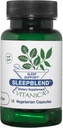 Vitanica SleepBlend - 妇女睡眠和放松支持 - 与Melatonin,Valerian Root,维生素B2 & B12 & 镁 - Pro Logo - 15 Vegan Caps的草药补充