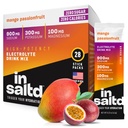 INSALTDTM 糖自由电解片 粉末包 无Stevia Aftertaste QQ 高压水解包 Keto 电解饮料 中继快餐 混合饮料 28 Pack(芒果 Passione果)