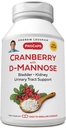 Andrew Lessman Cranberry与D-Mannose - 30 Capsules - 支持布拉德,肾和尿道切克健康. 高概率标准Cranberry集中和D -Mannose。 容易燕子笼盖