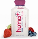 Huma Plus (双电解质) - Chia Energy Gel, Berries & Pomegranate, 24 Gels - 胃部友好, 真正的食品能源 Gels