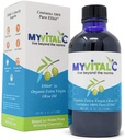 MyVitalC 有机增生橄榄油 - 纯 ESS60 抗氧化剂补充剂 - 用于抗衰老,氧化,长寿,睡眠,更多能量 - 120ML