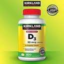 Kirkland 签名期待更多额外力量 D3 50 mcg, 600 Softgels