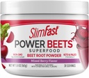 SlimFast Beet Root Powder, Beets Powder 超级食品,发酵的蔬菜饮料 Mix, Keto & Paleo Friendly, 非 GMO, Great Slippie Mix - Power Beets Mix 混合Berry Flavor - 30 services (Pack of 1) (简体中文).