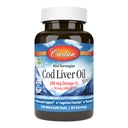 Carlson - 鳕鱼肝油迷你剂,280 mg Omega-3s + 维生素A & D3,心脏支持和认知功能,视觉健康,250 mini软宝石