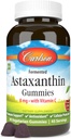 Carlson - Astaxanthin Gummys, 配有维生素C, 免疫支持, 抗氧化剂, 心脏健康, 非GMO, Cherry Flavor, 90 蔬菜 Gummys