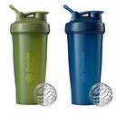 BlenderBottle Classic Shaker Bottle Perfect for 蛋白质Shakes and Pre Workout, 28-Ounce(2 Pack),摩斯和海军