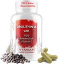 高级 Urolithin A (15 services) & Stem Cell 补充500 mg Urolithin A, Resveratrol, PQQ, 维生素 E & Bioperine — 支持NAD+, Mitochondria, 肌肉健康,健康细胞和能量水平