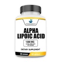 美国标准补充品Alpha Lipoic Acid 1300mg Pervice - Vegan, Gluten Free, 非GMO, 60 Capsules, 30 services