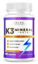 ZELSO K3 男女矿物重量损失药丸,K3 矿物药丸 - K3 盐矿,维生素 + K3 Capsules Keto重量损失补充剂 - 1个月供应