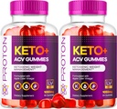 (2 Pack) 质子 Keto ACV Gummys,质子 Keto Plus ACV Gummys 1050MG,质子 Keto, Keto ACV Gummys 高级质子 Apple Cider Vinegar 支持,质子 Keto ACV Gummy Reviews, 120 Gummys