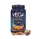 Vega Sport Vegan蛋白粉+恢复-每服30g植物蛋白,花生酱,19服,5gBCAAs,Probiotics,NSF认证,用于摇晃和滑动,1.8升(包装5月Vary)