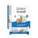 Power Crunch 蛋白棒,带有美味味的高蛋白片,饼干和Crème,1.4 Ounce(12个伯爵)