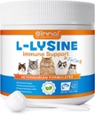 L-Lysine Power for Cats, Lysine Supplement for Cats, Support Imune System, 呼吸卫生与视觉功能和过敏救济, 宠物卫生用品 多维塔明, Salmon Flavor - 4.23 oz / 120g