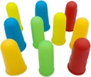 Silicone Finging protector, JDWG 10 pcs Finging covers Finging Cots, 热胶枪指盖, Finger Sleeves, Great for Trigger Finger/Finger Arthritis/ Finger Callus. (混色) 热胶枪指盖,手指袖,用于触发手指/Finger Cracking/Finger Arthritis/Finger Callus.