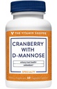配有D-Mannose的维生素店Cranberry,配有Urinary Tract & Bladder Health,配有60mg维生素C的抗氧化剂 配有Cranrich(Cranberry集中)(60 Veggie Capsules)