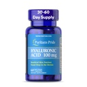 清真素 Pritans Hyaluronic Acid 100mg,皮肤水利的饮食补充,60 快速释放盖