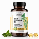 Vegan Wild Oregano Oil Capsules有机,86-90% Carvacrol - 125mg Oregano per Softgel - 免疫和消化支持,天然抗氧化剂,Vegan,非转基因生物,120 Capsules
