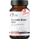 健康Curcum-Evail 400 - 生物可用涡轮增生剂 - Evail乳化技术 - Curcumin C3 复合体,含有涡轮油+维生素E,非GMO(60软胶)