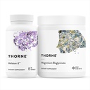 THORNE - 睡眠支持 Duo - 白粉酸镁+Melaton-3 睡眠休息 - 60种服务