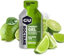 Gu Energy Roctane 超耐力能量 Gel, On-The-Go 运动营养为跑步,自行车,徒步或滑雪,盐酸莱姆,24Count