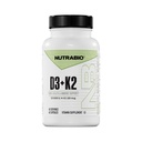 营养素D3 K2 → 5000 IU D3作为胆固醇,维生素K2作为MENA-Q MK7 (180mcg) → 支持骨骼和心脏健康 → 非GMO,Gluten Free,Lactose Free → 60蔬菜卡普尔