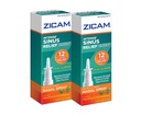 Zicam Intense Sinus Relief No-drip 液态鼻喷雾与冷却 Menthol & Eucalyptus, 0.5 Ounce (Pack of 2).