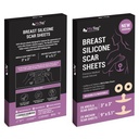 手术后减少乳房的恢复用品 -- -- 手术伤疤的硅酮伤疤单 -- -- 在Post Ob Bra下舒适