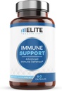 终极9-in-1 免疫支持靴 — 1000mg 维生素C,D,Zinc,Echinacea,Quercetin & More — 美国第三方实验室测试,Gluten-Free,60 Capsules — 美国制造