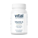 维他命营养素 A 7500mcg RAE → 维他命 A 补充 免疫功能,视觉,皮肤,细胞健康 → Gluten,乳品,大豆自由 → Non-GMO → 100 Capsules