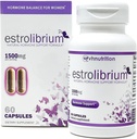 VH 营养 ESTROLIBRIUM 女性的荷尔蒙平衡 * * * * 更年期支助补编 * * 黑科霍什、沙塔瓦里、恰斯特树莓(Vitex)、东奎 * * * 60 Capsules in Easy to Sillow Pills