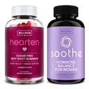 WellPath Beet Root Gummys (Sugar Free) 1500 mg – Blueberry Flavor 血压支持和Soothe Hormone平衡 女性+ Cortisol管理器, 60 Ct