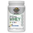 生命花园 SPORT WHEY 蛋白质粉香草,Premium Grass Fed WHEY 蛋白质隔离剂加原生素 用于免疫系统健康,24g 蛋白质,非转基因生物,Gluten Free, Cold Processed - 20 services