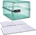Lockabox OneTM Light Medi Green & Sheldle Pack Bundle 用于食品、药品、技术和家用安全的可锁箱,可移动的壳和基部插入