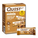 素食营养迷你巧克力芯片 Cookie Dough蛋白棒,8g蛋白,1g糖,2g Net Carbs, Gluten Free, 14 Count