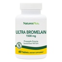 NaturesPlus Ultra Bromelain - 60片 Pineapple Bromelain - 1500毫克 Pineapple Bromelain - 提供联合支持和促进消化健康 - 60种服务