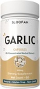 Garlic Capsules 500 mg 浓度 10:1 提取粉末 | Allium sativum Herbal 补充 | 天然,非GMO,无Gluten-free,无人工添加剂(60 count of 1)