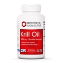 生活平衡油议定书 1000mg - 额外的强力Krill油补充剂 - DHA & EPA - 与Astaxanthin - 支持心,脑,关节 - 非GMO & Halal - 60 Softgels