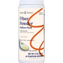 Foster & Thrive Daily Psyllium Husk 粉末补充剂, 4-in-1 Fiber 用于消化性健康消化剂, 释放偶尔的便秘, Sweetened w/ Real Sugar, 原始火焰, 48 剂量