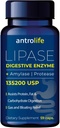 ANTROLIFE 消化健康补充剂 -- -- 配有利帕泽营养补充剂的酶和消化舒适剂的Amylase -- -- 饮食补充剂 -- -- 59 Capsules